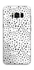 Various dots on white Skin Galaxy S8