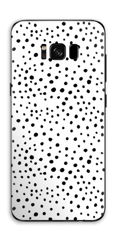 Prikker på hvitt Skin Galaxy S8 Plus