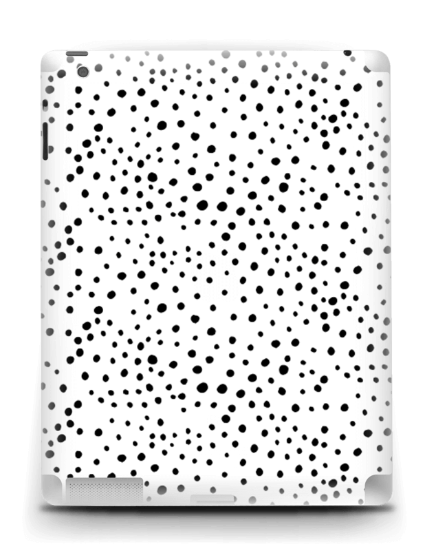 Prikker på hvitt Skin IPad 4/3/2