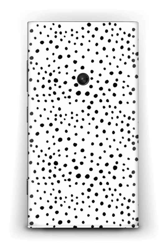 Prikker på hvitt Skin Nokia Lumia 920