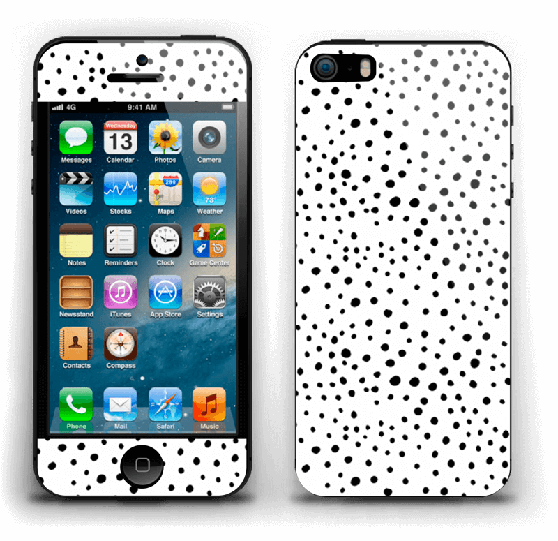 Prikker på hvitt Skin IPhone 5s