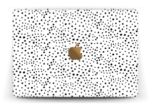 Valkoiset pilkut tarrakuori MacBook 12”