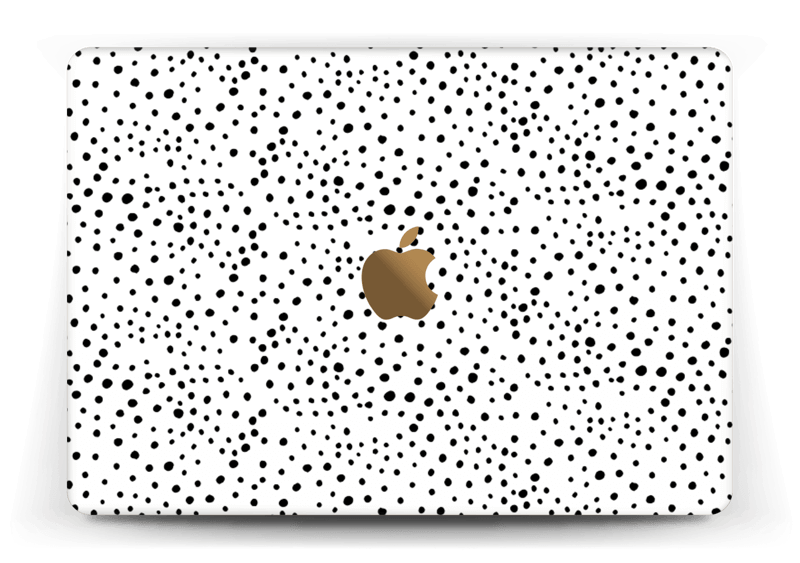 Prikker på hvitt Skin MacBook 12”