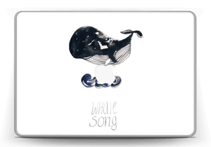 Whale song Skin MacBook Pro 13” -2015