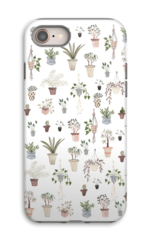 House plants case IPhone 8 tough