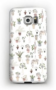 Ruukkukasvit kuoret Galaxy S6 Edge