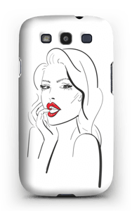 Red lips case Galaxy S3