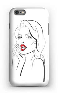 Red lips case IPhone 6s Plus tough