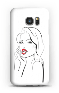 Red red lips case Galaxy S7