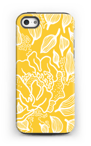 Kukkiva keltainen kuoret IPhone 5/5s tough