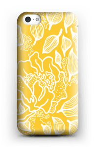 Kukkiva keltainen kuoret IPhone 5c