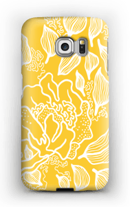 Kukkiva keltainen kuoret Galaxy S6 Edge