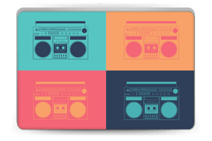 Boombox World Skin Laptop 15.6