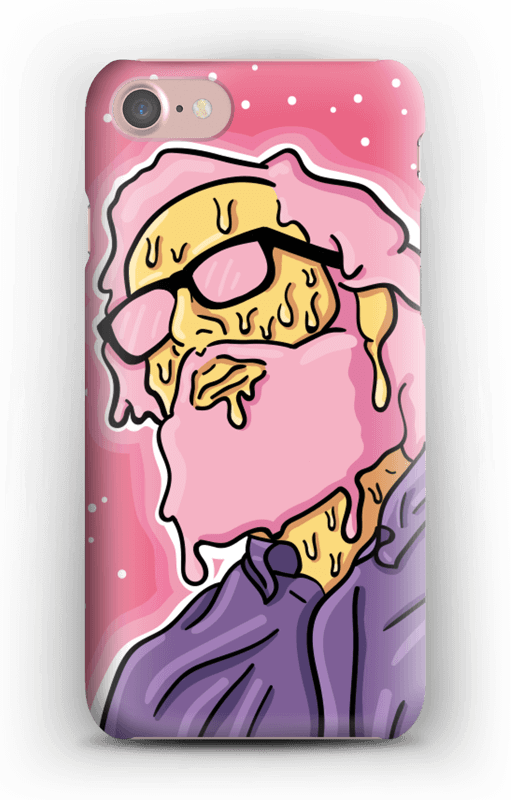 Melting guy pink deksel IPhone 7