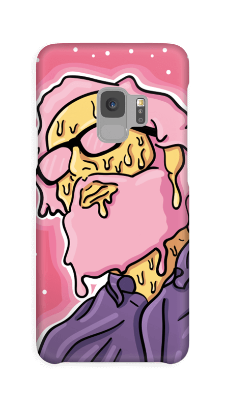 Melting guy pink deksel Galaxy S9