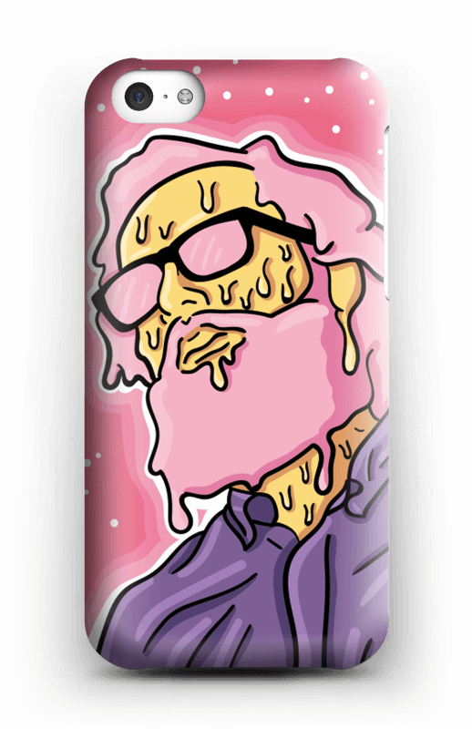 Melting guy pink deksel IPhone 5c