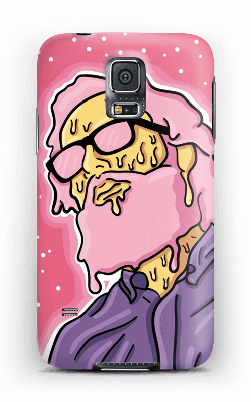 Melting guy pink deksel Galaxy S5