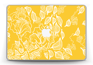 Kukkiva keltainen tarrakuori MacBook Pro 13” -2015