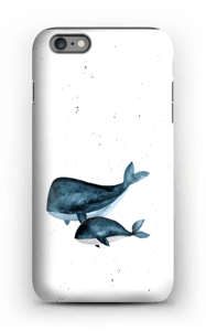 To hvaler deksel IPhone 6s Plus tough