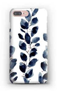 Blå løv deksel IPhone 7 Plus