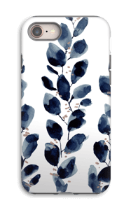 Blå løv deksel IPhone 8 tough