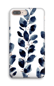 Sininen lehti kuoret IPhone 8 Plus