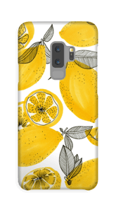 Gule små sitroner deksel Galaxy S9 Plus