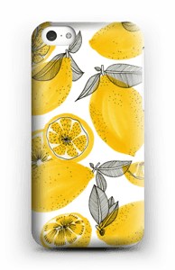 Keltaiset sitruunat kuoret IPhone 5c