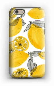 Keltaiset sitruunat kuoret IPhone 6 tough