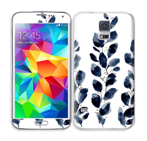 Blue leaf  Skin Galaxy S5