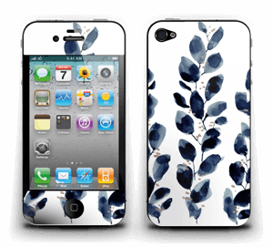 Blue leaf  Skin IPhone 4/4s