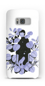 Blå blader deksel Galaxy S8