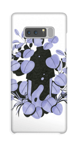 Blå blader deksel Galaxy Note8