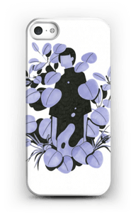 Blå blader deksel IPhone 5/5S