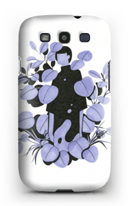 Blå blader deksel Galaxy S3