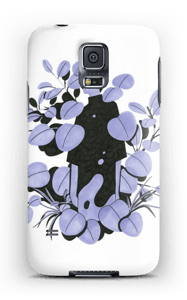 Blå blader deksel Galaxy S5