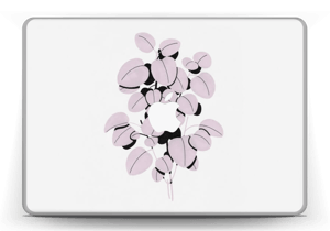 Rosa blad Skin MacBook Pro 13” -2015