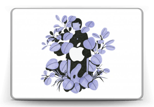 Sininen terälehti tarrakuori MacBook Pro 13” -2015