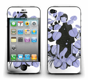 Purple blue Skin IPhone 4/4s