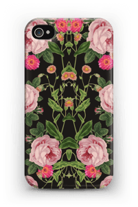 Blomster deksel IPhone 4/4s