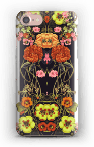 Organge blomster deksel IPhone 7