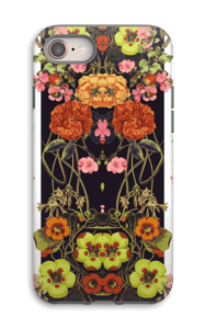Organge blomster deksel IPhone 8 tough