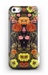 Orange floral crossing case IPhone 5c