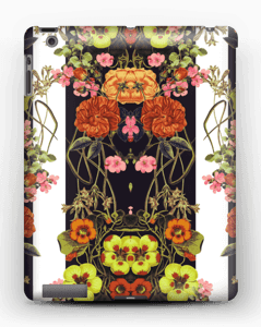 Orange floral crossing case IPad 4/3/2
