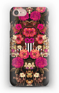 Rosa blomsterkors deksel IPhone 7
