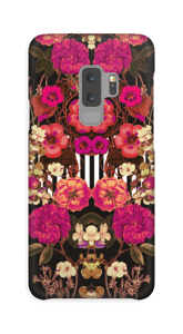 Rosa blomsterkors deksel Galaxy S9 Plus