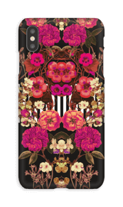 Lyserødt blomsterkryds cover IPhone XS Max