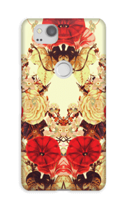 Bloemensymmetrie hoesje Pixel 2
