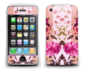 Pink floral Skin IPhone 3G/3GS