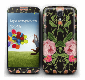 The floral tunes Skin Galaxy S4